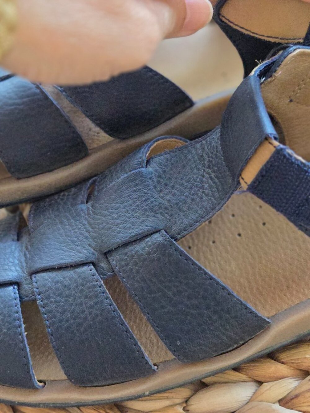 Camper for Kids Blue Leather Sandals | EU 38 / US 8 | Excellent Condition - Picture 2 of 5